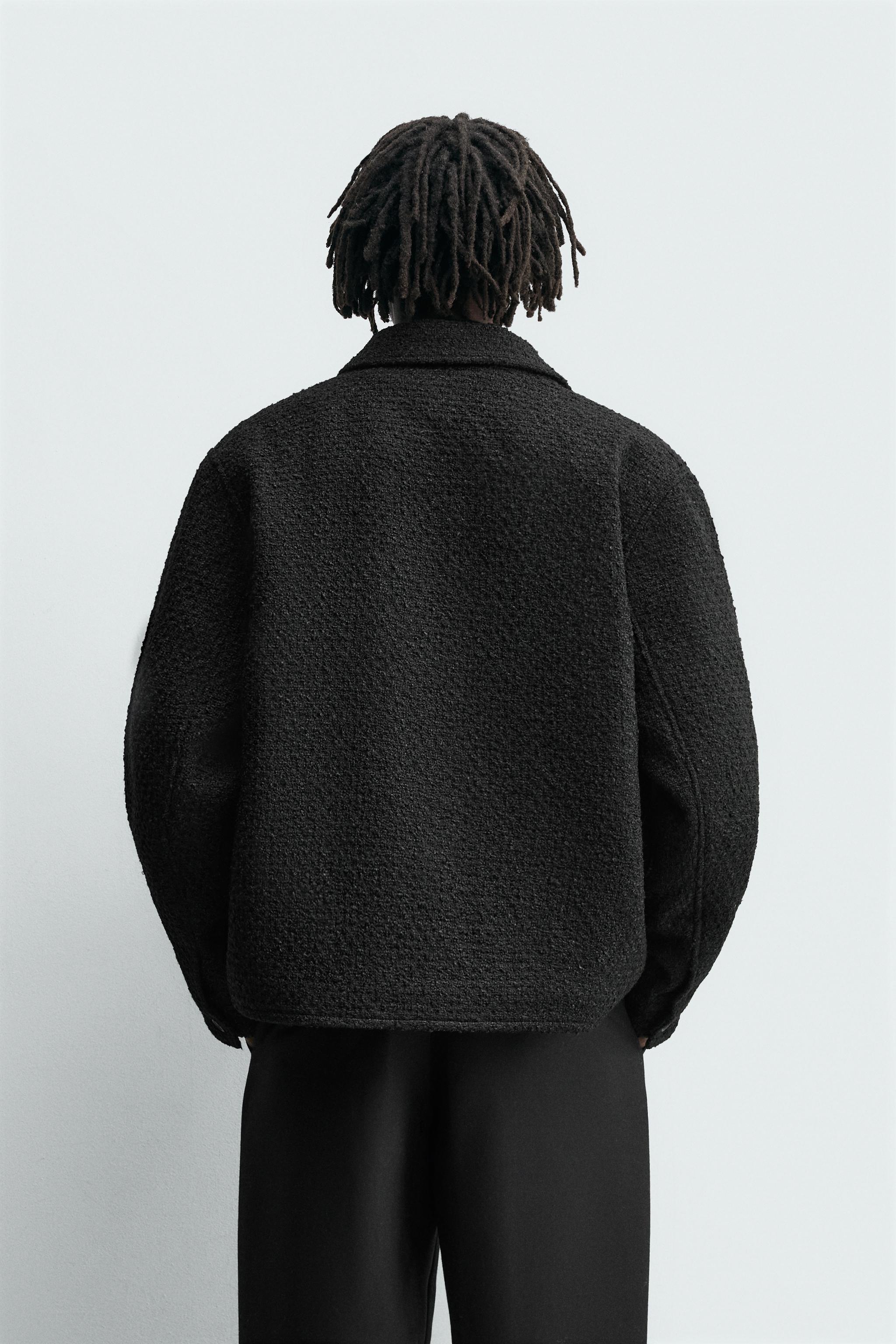 TEXTURED POCKET OVERSHIRT